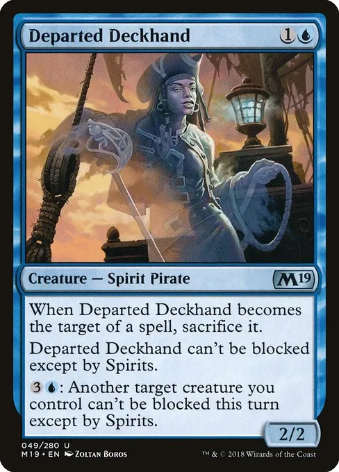 Departed Deckhand · Core Set 2019 49/314