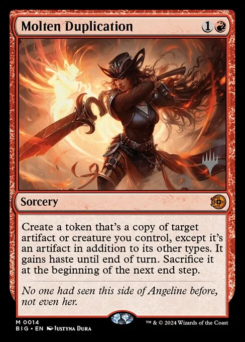 Molten Duplication · The Big Score Promos 14p/14