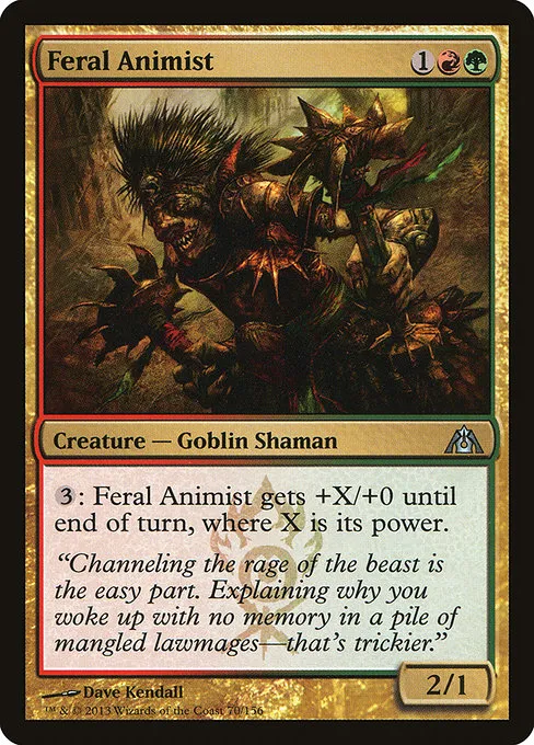 Feral Animist · Dragon's Maze 70/156