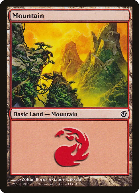Mountain · Duel Decks: Ajani vs. Nicol Bolas 41/80