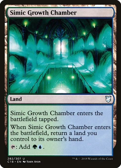 Simic Growth Chamber · Commander 2018 282/307