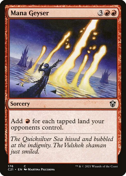 Mana Geyser · Commander 2021 176/409