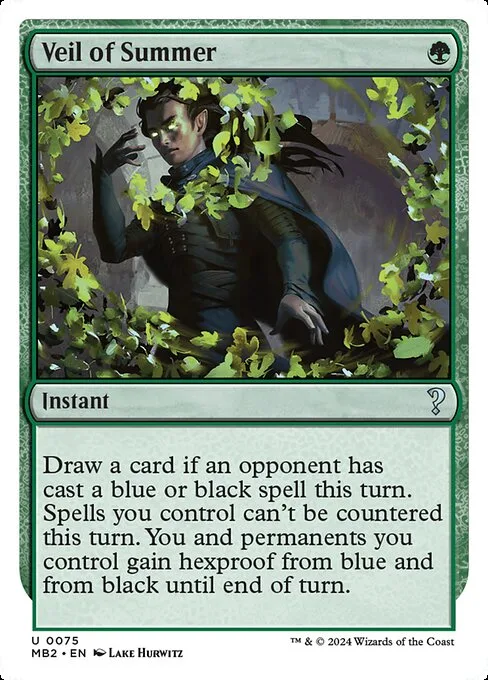 Veil of Summer · Mystery Booster 2 75/385