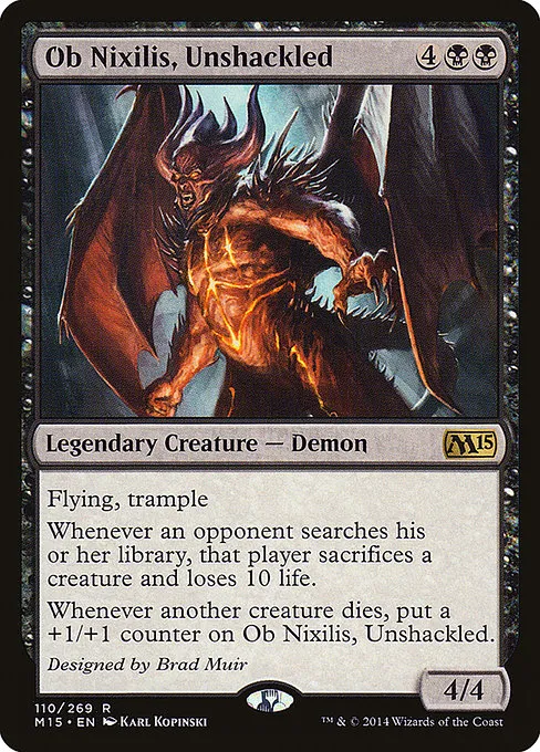 Ob Nixilis, Unshackled · Magic 2015 110/284