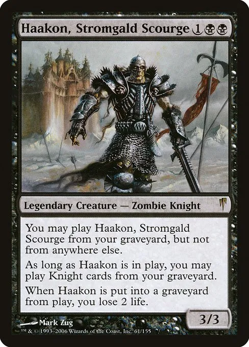 Haakon, Stromgald Scourge · Coldsnap 61/155