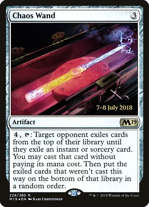 Chaos Wand · Core Set 2019 Promos 228s/95