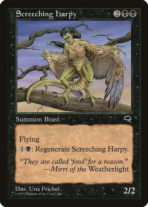 Screeching Harpy · Tempest 155/350