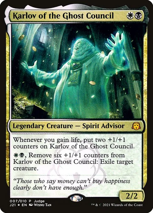 Karlov of the Ghost Council · Judge Gift Cards 2021 7/10