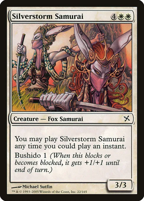 Silverstorm Samurai · Betrayers of Kamigawa 22/165