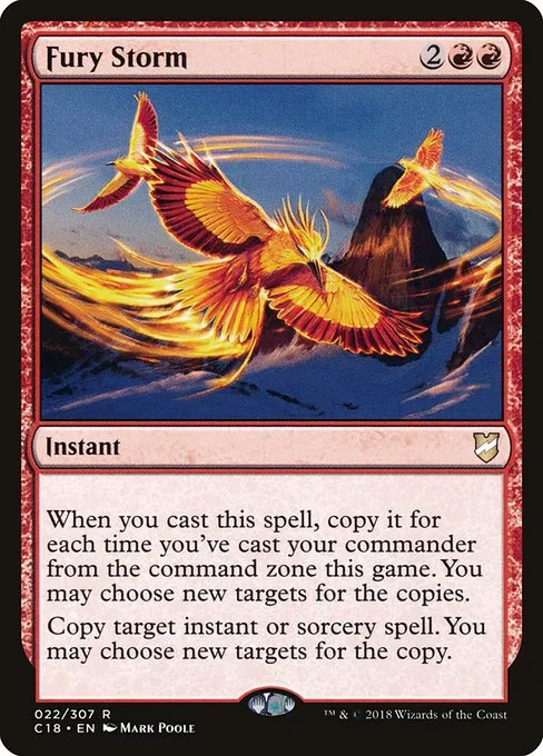 Fury Storm · Commander 2018 22/307