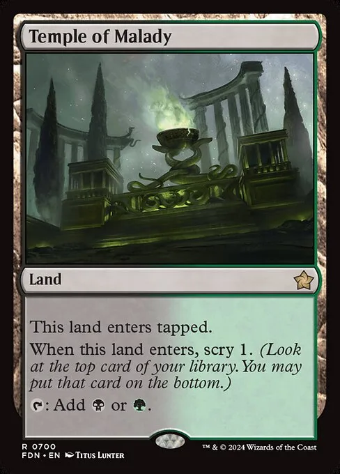 Temple of Malady · Foundations 700/771