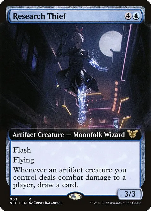 Research Thief · Neon Dynasty Commander 53/179