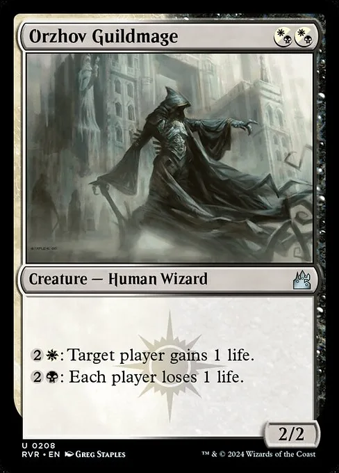 Orzhov Guildmage · Ravnica Remastered 208/531