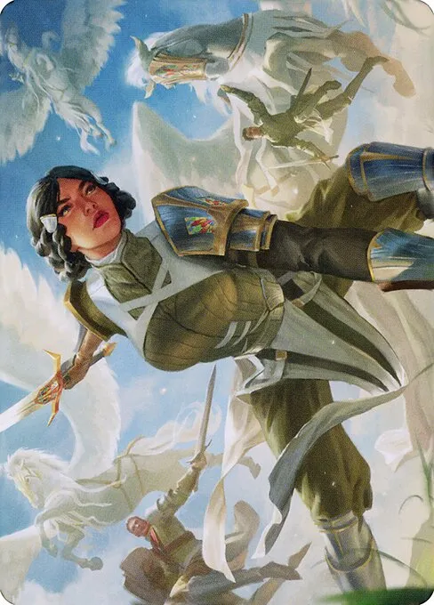 Resolute Reinforcements // Resolute Reinforcements · Dominaria United Art Series 13/81