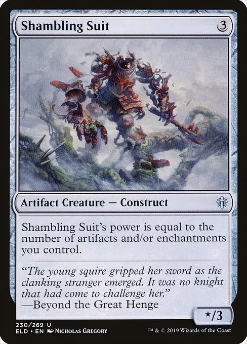 Shambling Suit · Throne of Eldraine 230/398