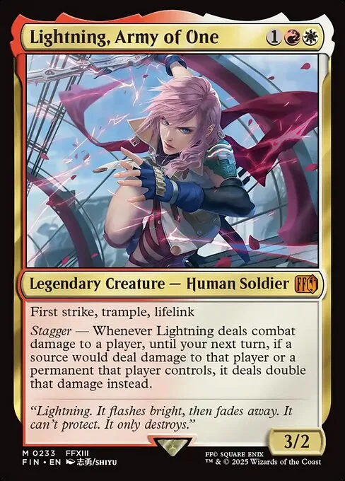 Lightning, Army of One · Final Fantasy 233/599