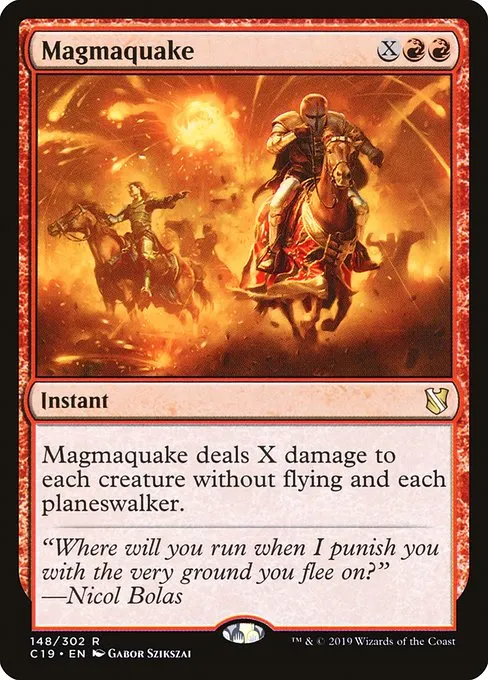 Magmaquake · Commander 2019 148/302