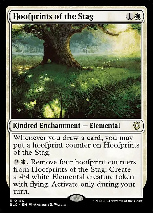 Hoofprints of the Stag · Bloomburrow Commander 140/356