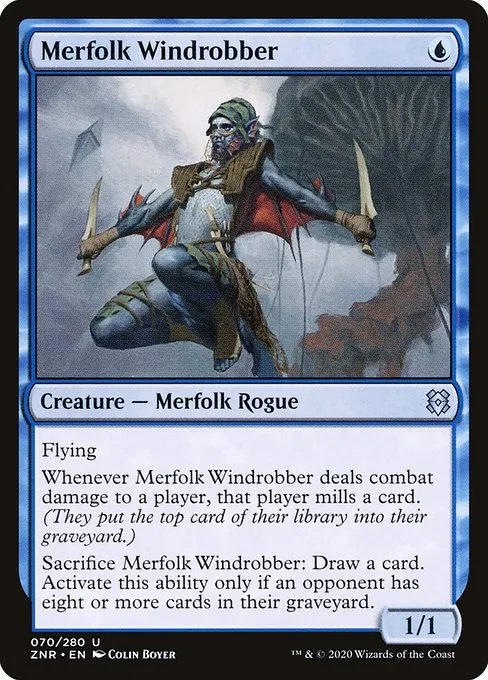 Merfolk Windrobber · Zendikar Rising 70/407