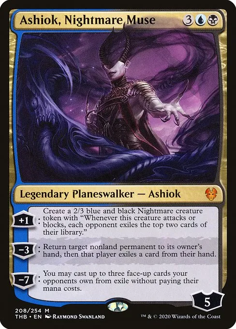 Ashiok, Nightmare Muse · Theros Beyond Death 208/358