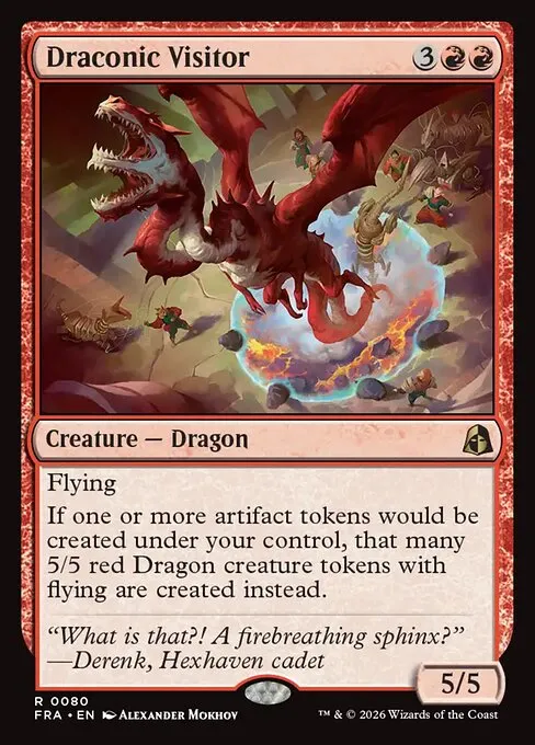 Draconic Visitor · Reality Fracture 80/7