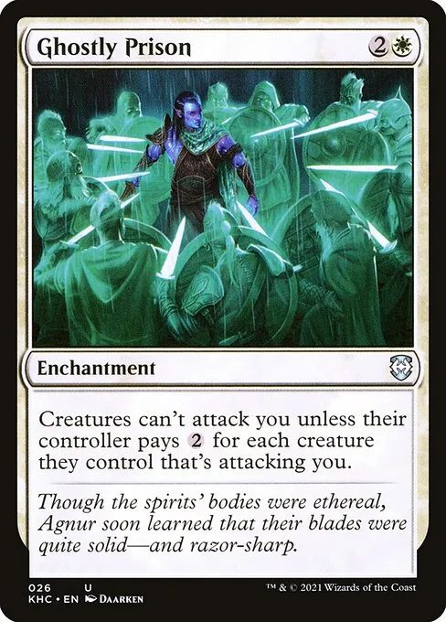 Ghostly Prison · Kaldheim Commander 26/119