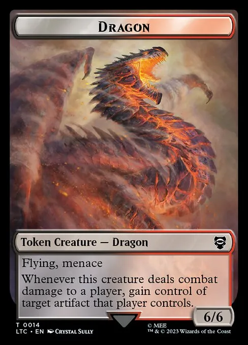 Dragon · Tales of Middle-earth Commander Tokens 14/15
