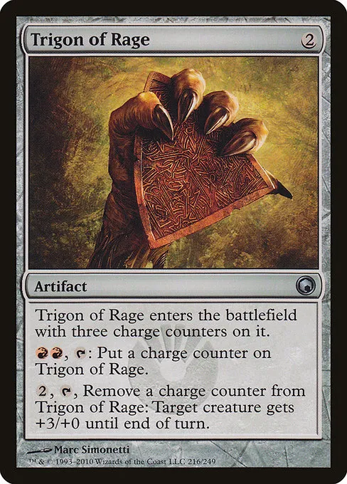 Trigon of Rage · Scars of Mirrodin 216/249