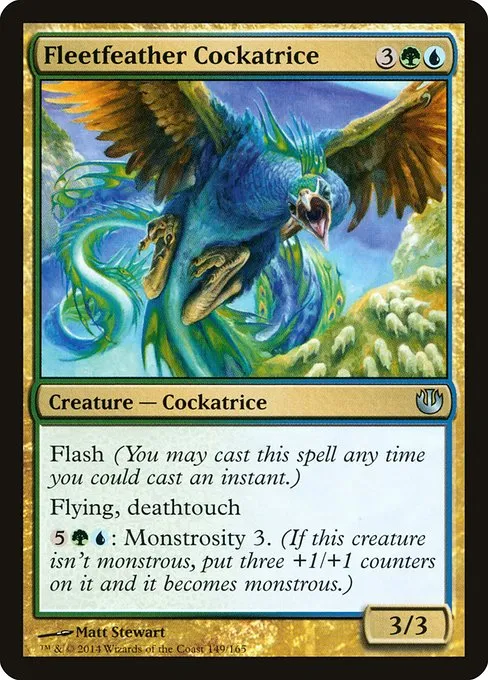 Fleetfeather Cockatrice · Journey into Nyx 149/165