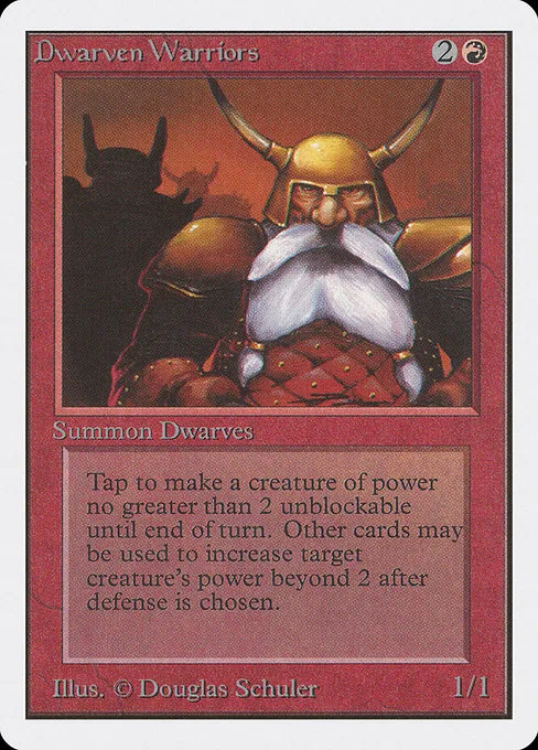 Dwarven Warriors · Unlimited Edition 144/302