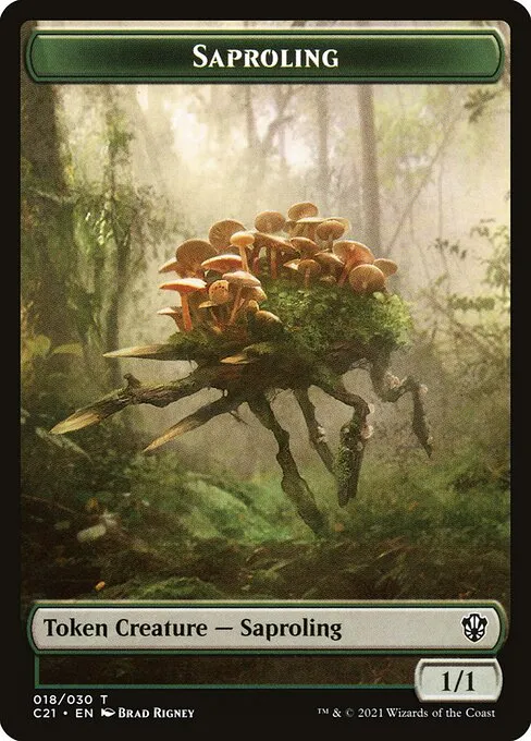 Saproling · Commander 2021 Tokens 18/30