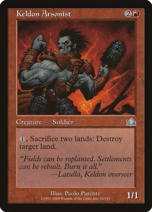Keldon Arsonist · Prophecy 92/144