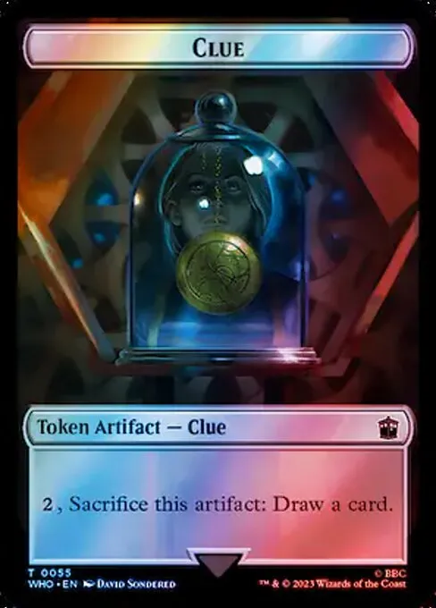 Clue · Doctor Who Tokens 55/64