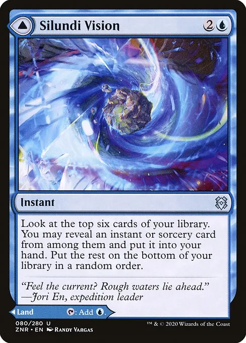 Silundi Vision // Silundi Isle · Zendikar Rising 80/407