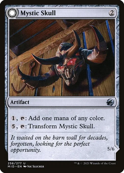 Mystic Skull // Mystic Monstrosity · Innistrad: Midnight Hunt 256/399