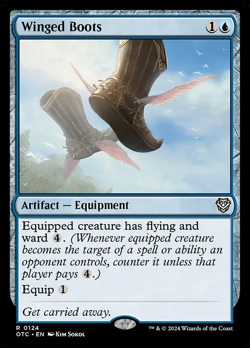 Winged Boots · Outlaws of Thunder Junction Commander 124/342