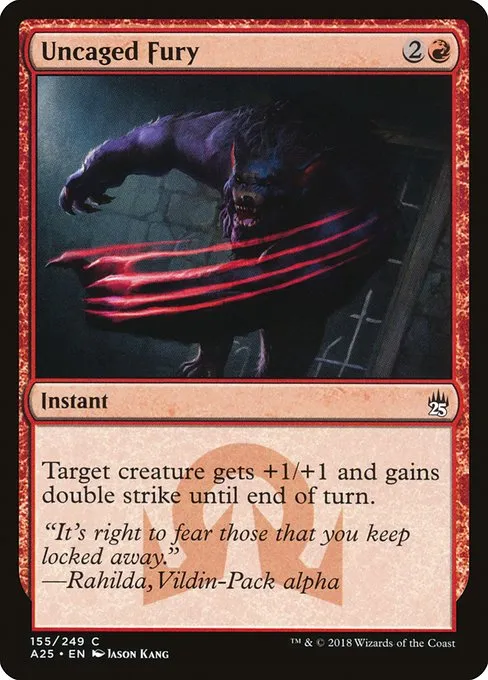 Uncaged Fury · Masters 25 155/249
