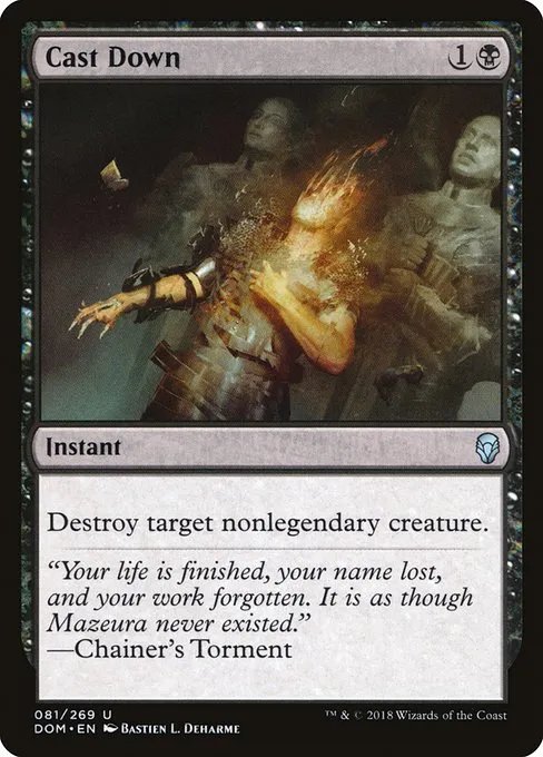 Cast Down · Dominaria 81/280