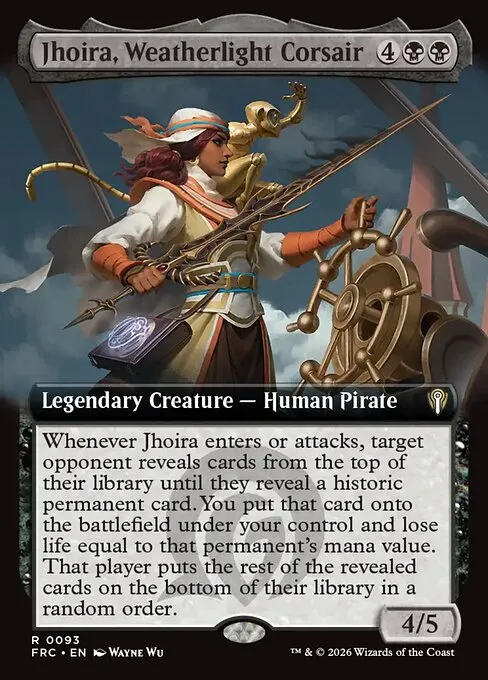 Jhoira, Weatherlight Corsair · Reality Fracture Commander 93/2
