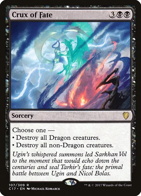 Crux of Fate · Commander 2017 107/309