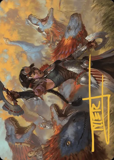 Huatli, Poet of Unity // Huatli, Poet of Unity · The Lost Caverns of Ixalan Art Series 27/81