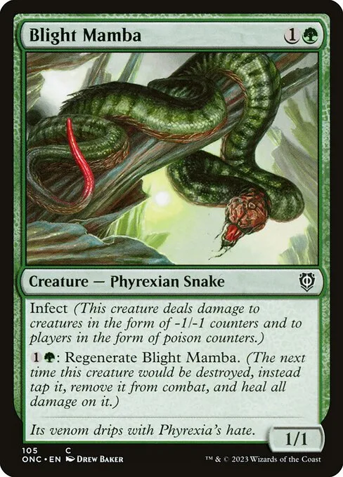 Blight Mamba · Phyrexia: All Will Be One Commander 105/174