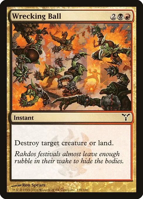 Wrecking Ball · Dissension 139/180
