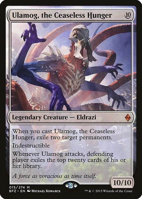 Ulamog, the Ceaseless Hunger · Battle for Zendikar 15/299