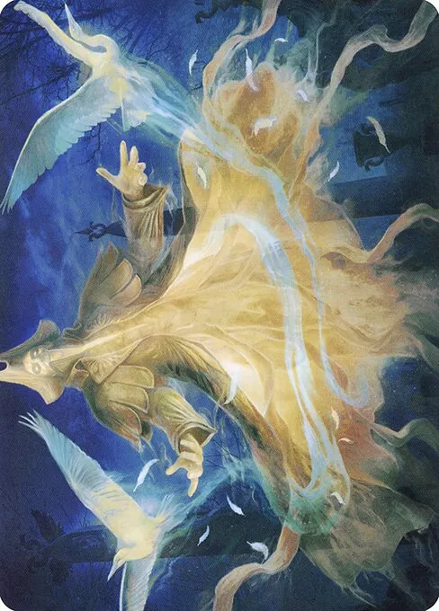 Heron-Blessed Geist // Heron-Blessed Geist · Crimson Vow Art Series 13/81