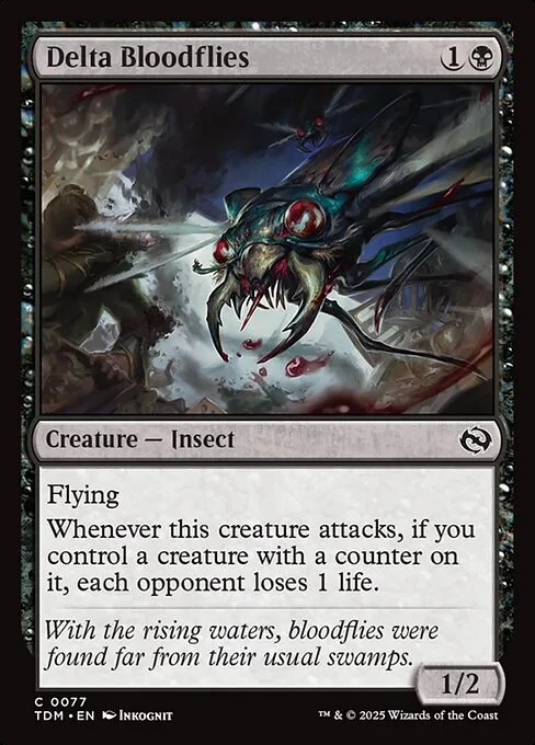 Delta Bloodflies · Tarkir: Dragonstorm 77/427