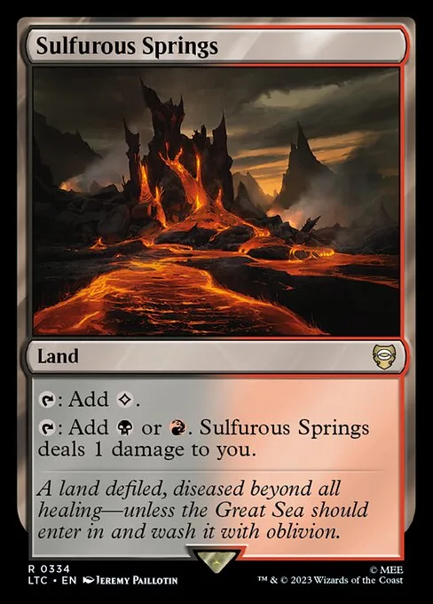 Sulfurous Springs · Tales of Middle-earth Commander 334/591