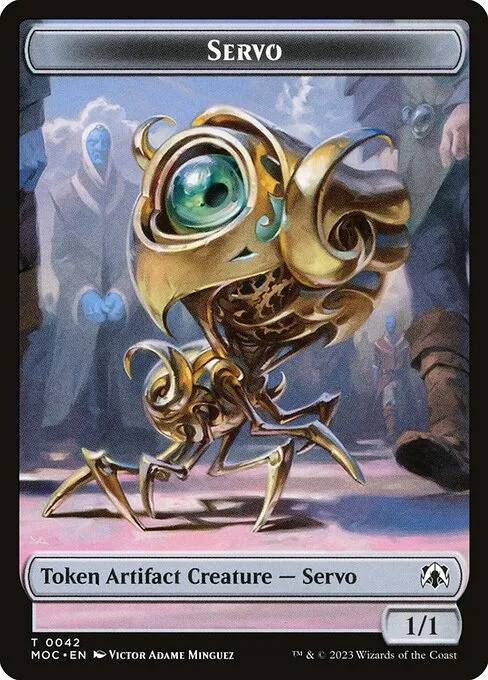 Servo · March of the Machine Commander Tokens 42/46