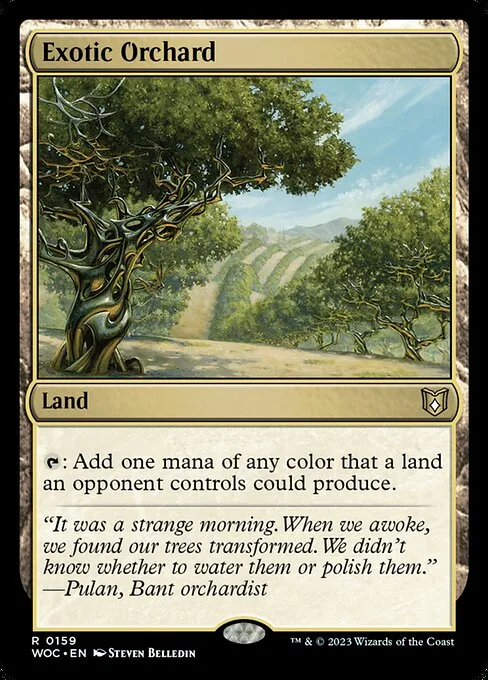 Exotic Orchard · Wilds of Eldraine Commander 159/173