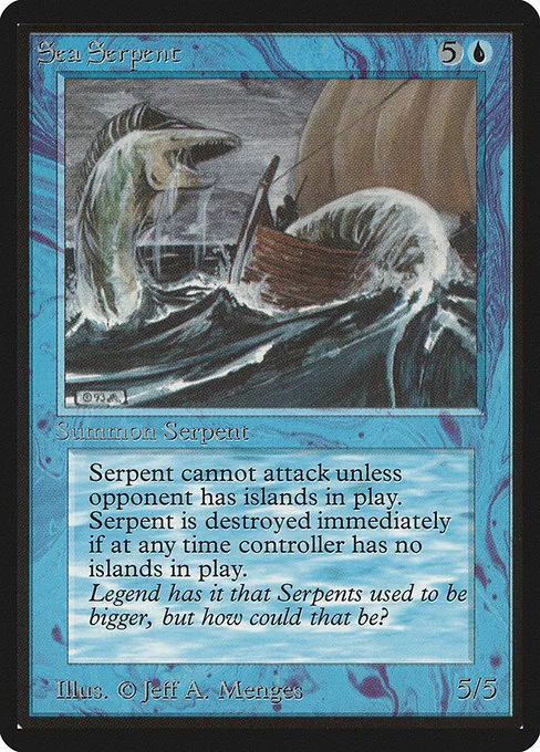 Sea Serpent · Limited Edition Beta 77/302